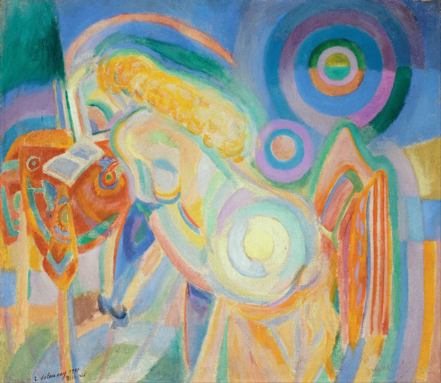 Çıplak kadın okurken - Robert Delaunay