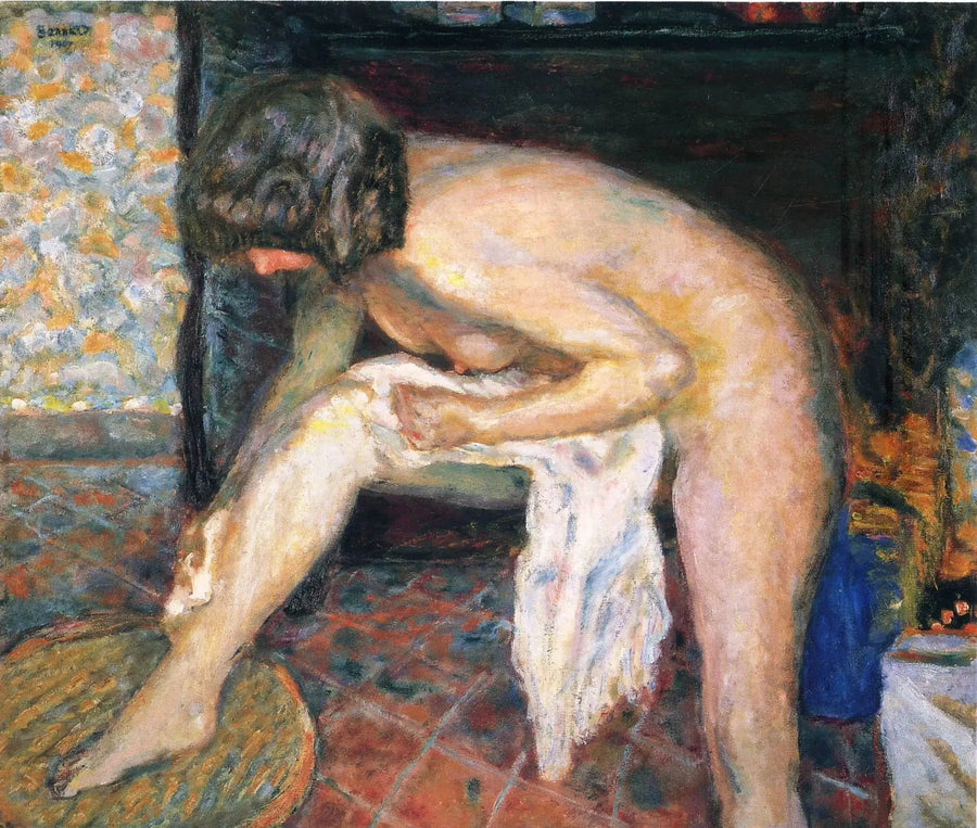 Eğilmiş Kadın - Pierre Bonnard