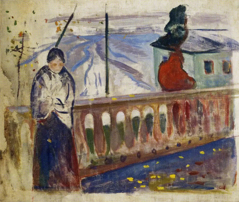 Sahanlıkta Kadın - Edvard Munch