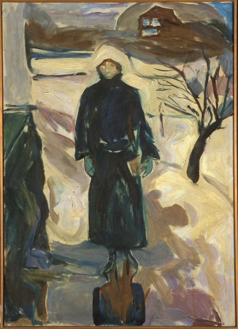 Evin köşesinde bir kadın - Edvard Munch