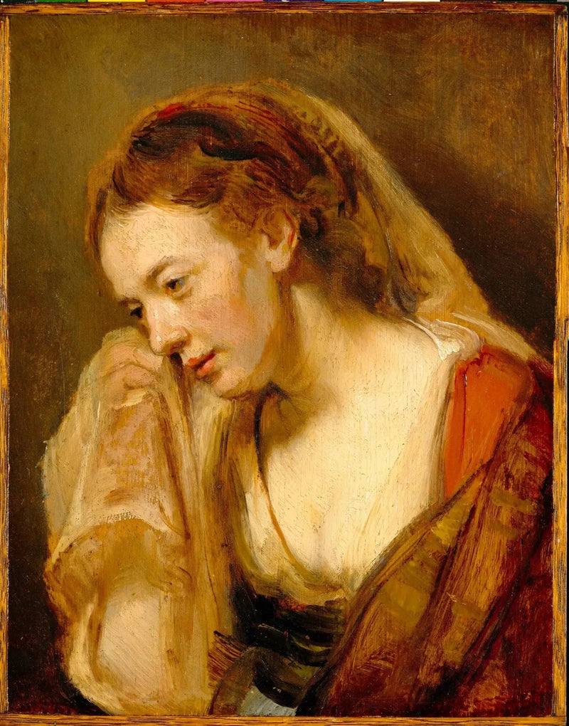 Ağlayan bir kadın - Rembrandt