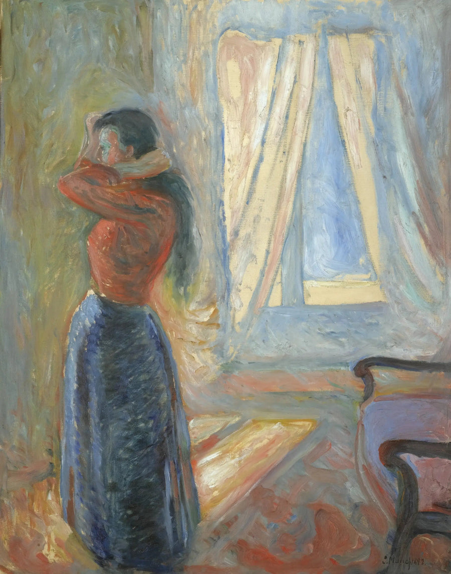 Aynaya bakan kadın - Edvard Munch