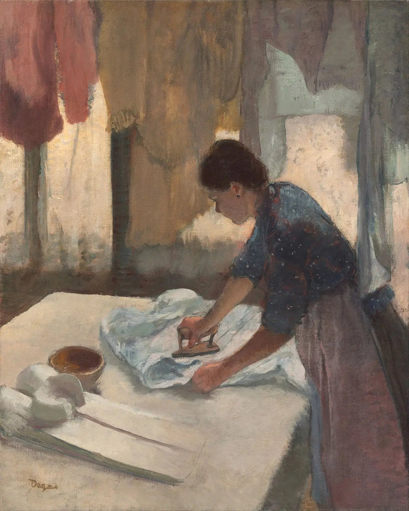 Ütü yapan kadın - Edgar Degas