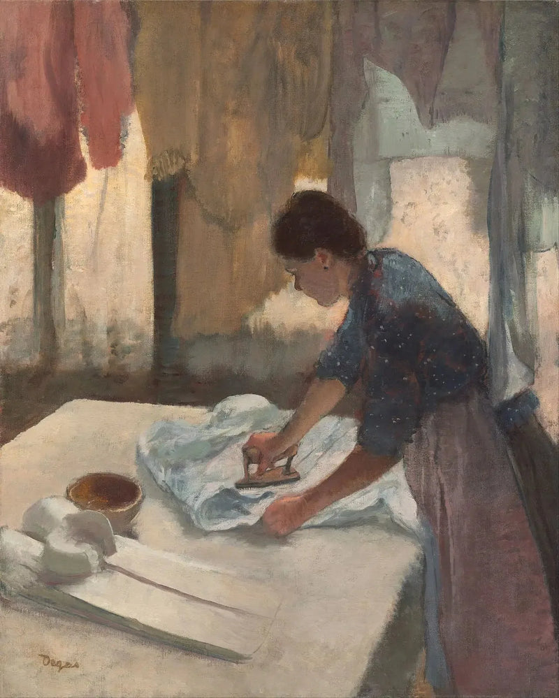 Ütü yapan kadın - Edgar Degas