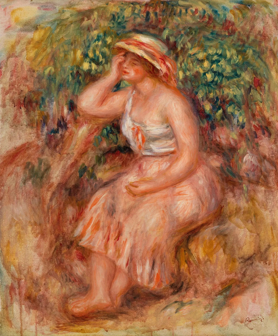 Hayal kuran kadın (Hayalperest) - Pierre-Auguste Renoir
