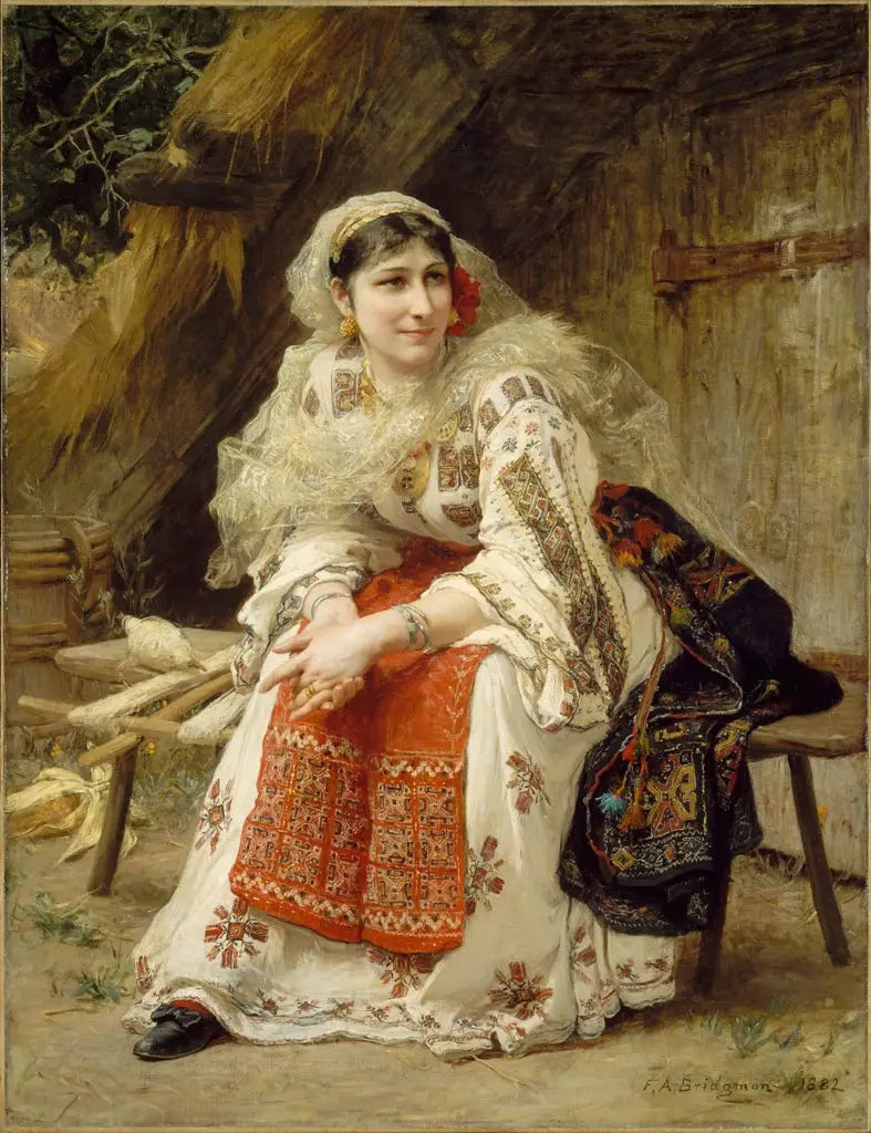 Rum kadın - Frederick Arthur Bridgman