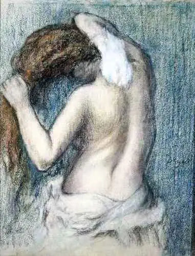 Banyodan sonra kendini silen kadın - Edgar Degas