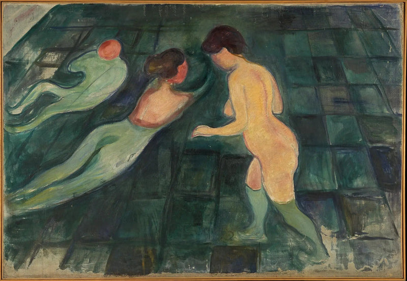 Kadın Banyo Yaparken - Edvard Munch
