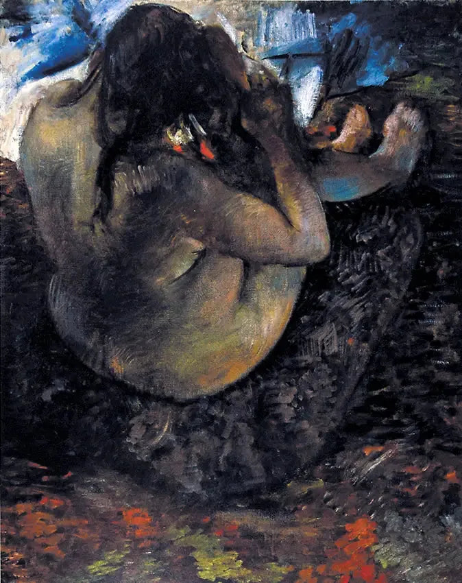 Saçını yapan kadın - Edgar Degas