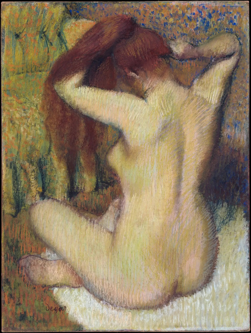 Saçlarını tarayan kadın - Edgar Degas