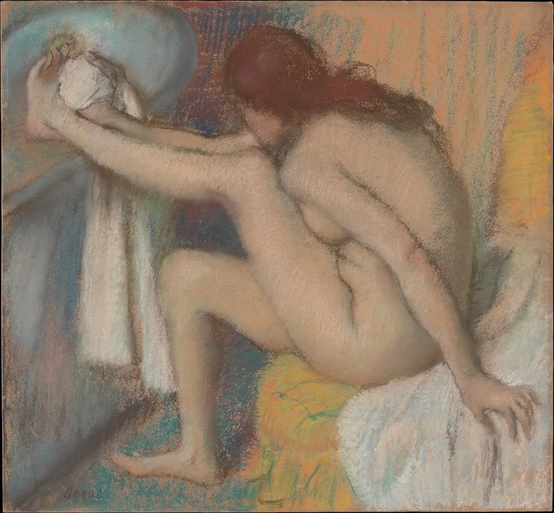 Ayaklarını kurutan kadın - Edgar Degas