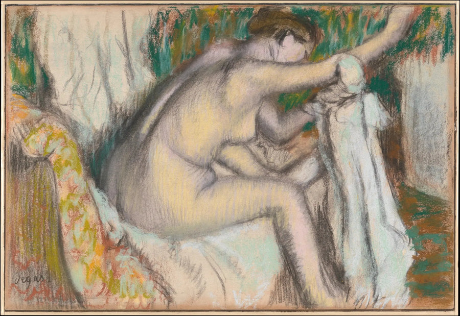 Kolunu kurutan kadın - Edgar Degas
