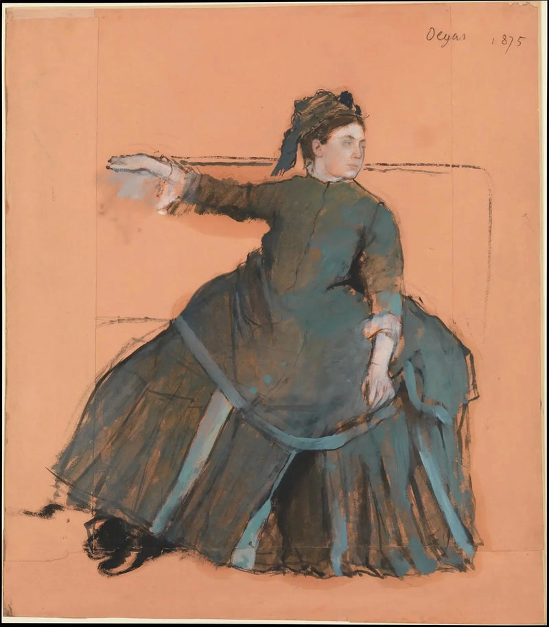 Kanepe Üzerindeki Kadın - Edgar Degas