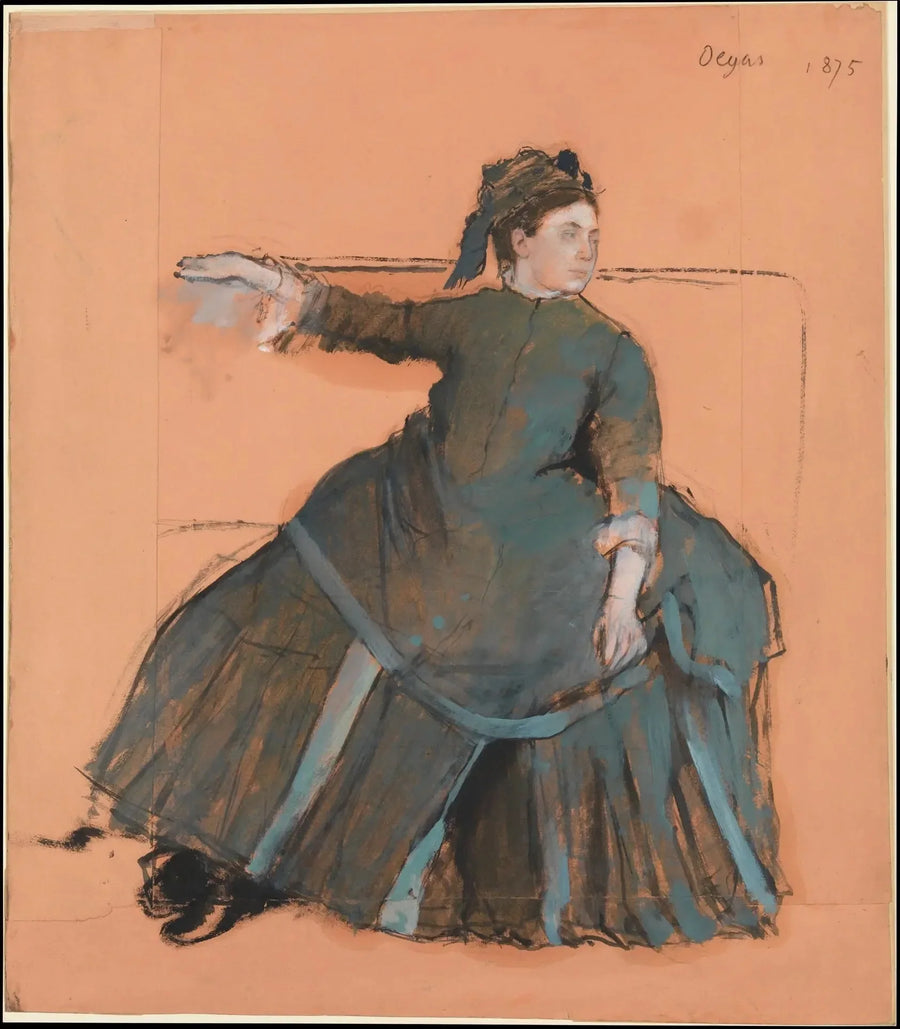 Kanepe Üzerindeki Kadın - Edgar Degas