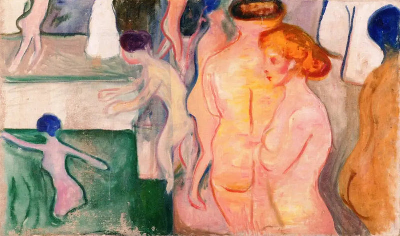 Havuzdaki Kadınlar - Edvard Munch