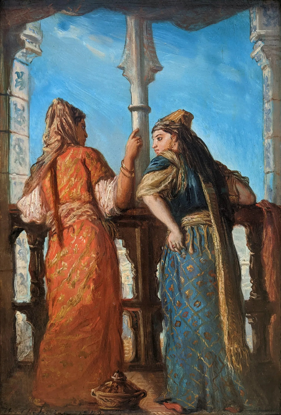 Kadınlar Balkonlarda, Cezayir - Théodore Chassériau