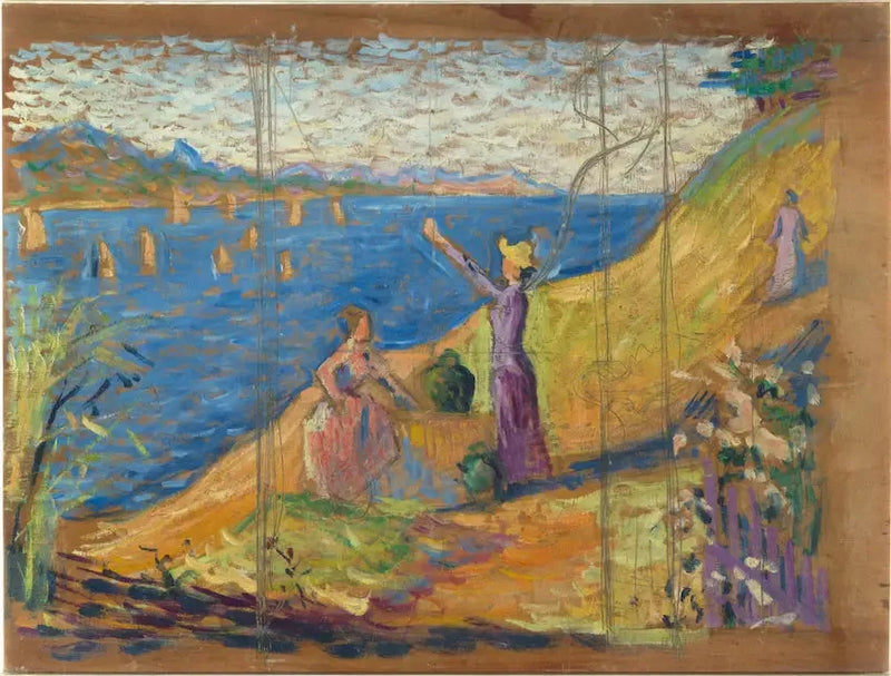 Kuyudaki Kadınlar. Taslak I - Paul Signac