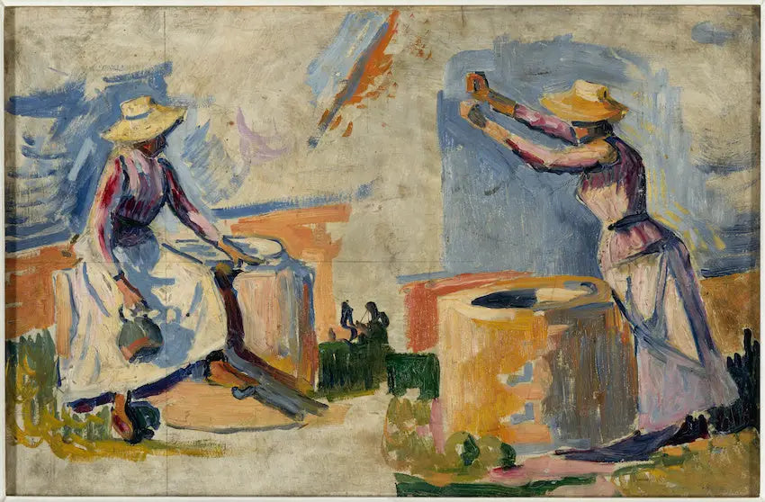 Kuyudaki Kadınlar. Taslak II - Paul Signac