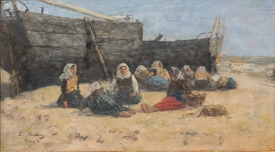 Balıkçı Kadınlar Dinleniyor - Eugène Boudin