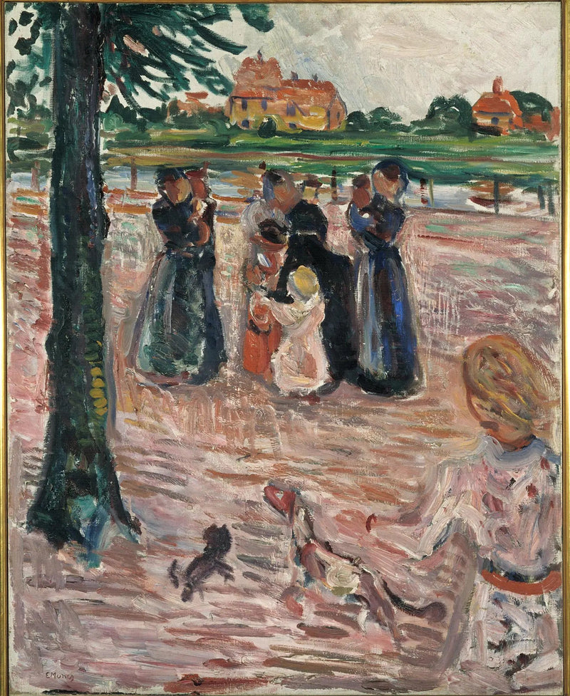 Warnemünde'deki Kadınlar ve Çocuklar - Edvard Munch