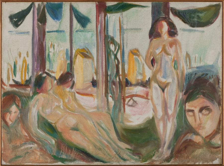 Denizdeki Çıplak Kadınlar - Edvard Munch