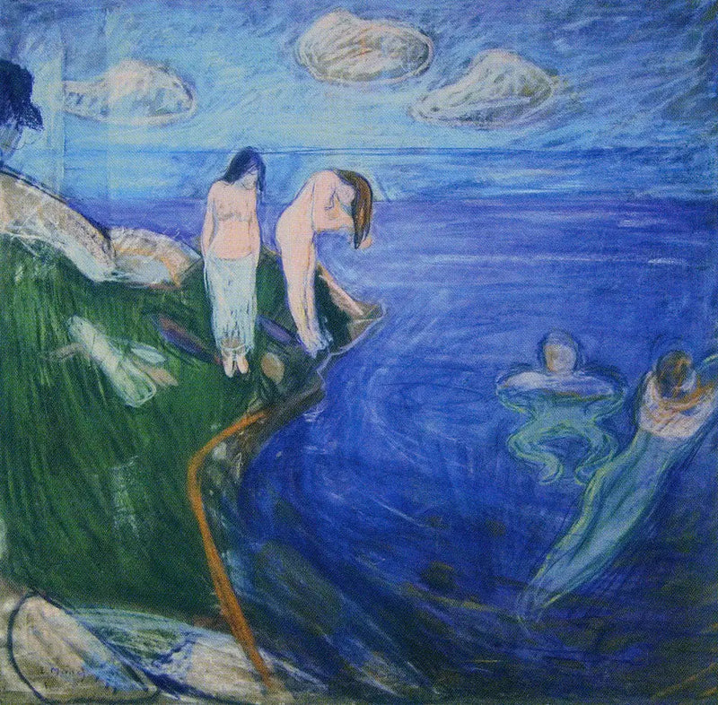 Kadınlar Banyo Yaparken - Edvard Munch