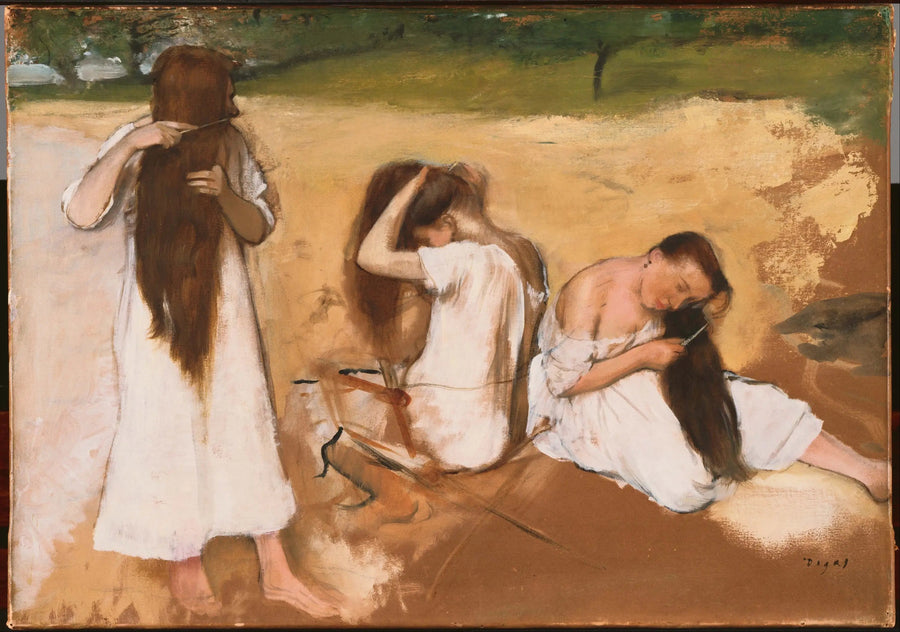 Saçlarını tarayan kadınlar - Edgar Degas
