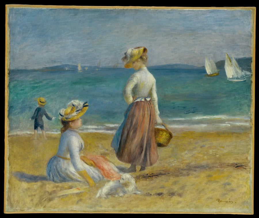 Plajda Kadınlar - Pierre-Auguste Renoir
