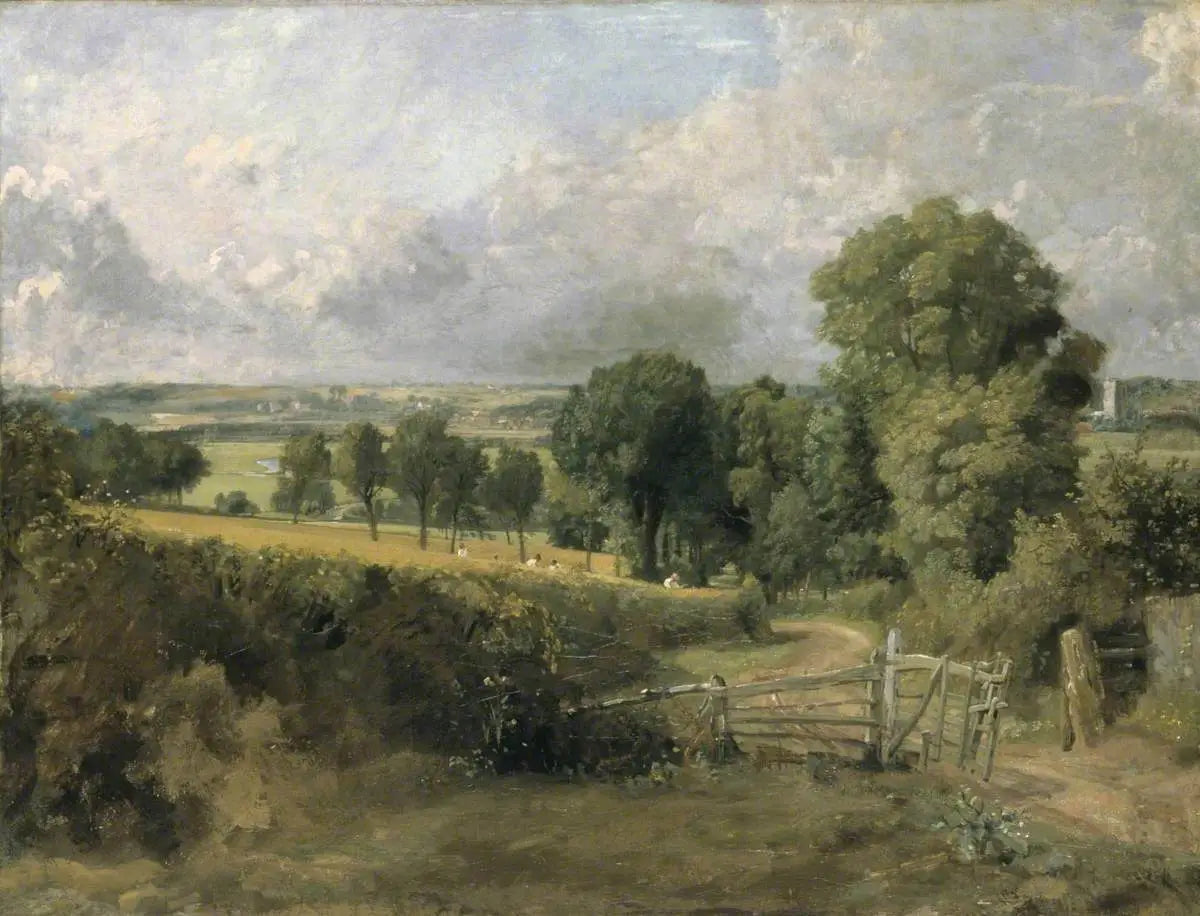 Fen Lane, East Bergholt - John Constable image 1 copie peinte à la main à l’huile