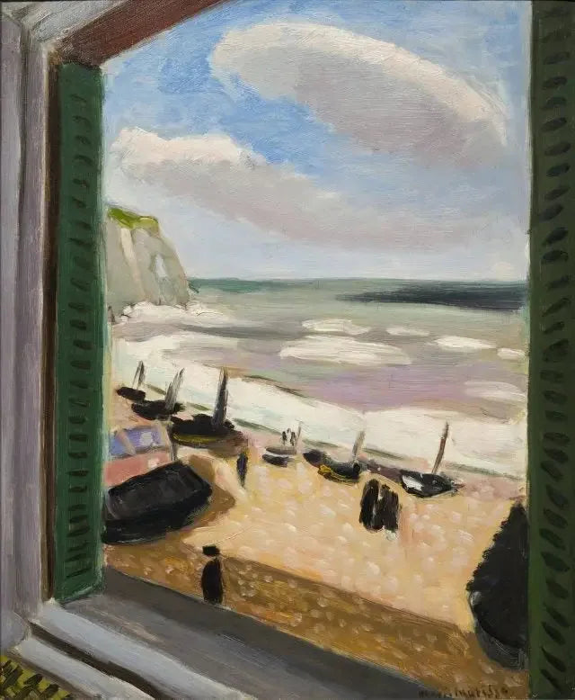 Étretat'ta denize açılan pencere - Henri Matisse