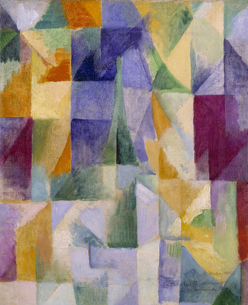 Aynı anda açık pencereler (1. bölüm, 3. motif) - Robert Delaunay