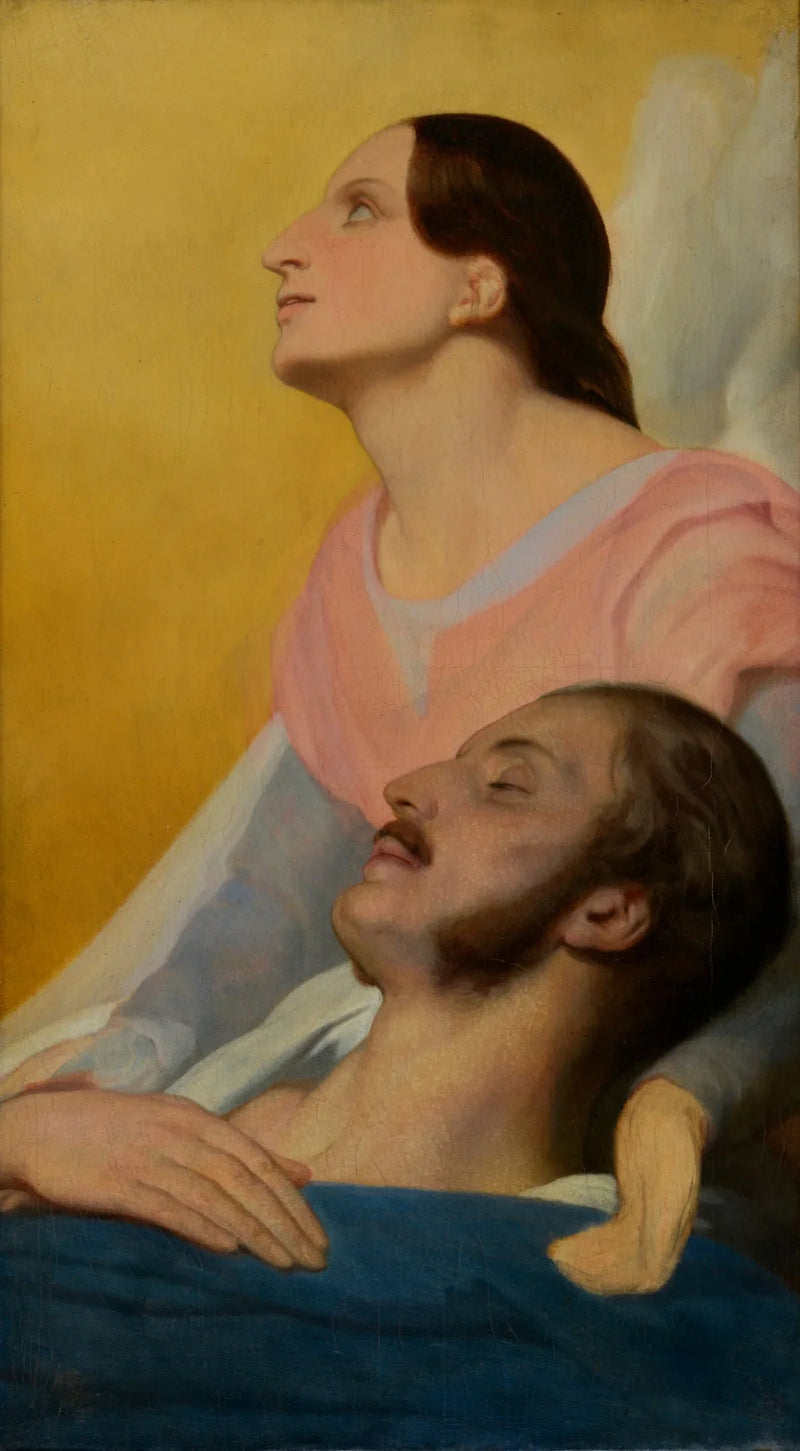 Ferdinand Philippe, Orléans Dükü, ölüm yatağına kadar - Ary Scheffer