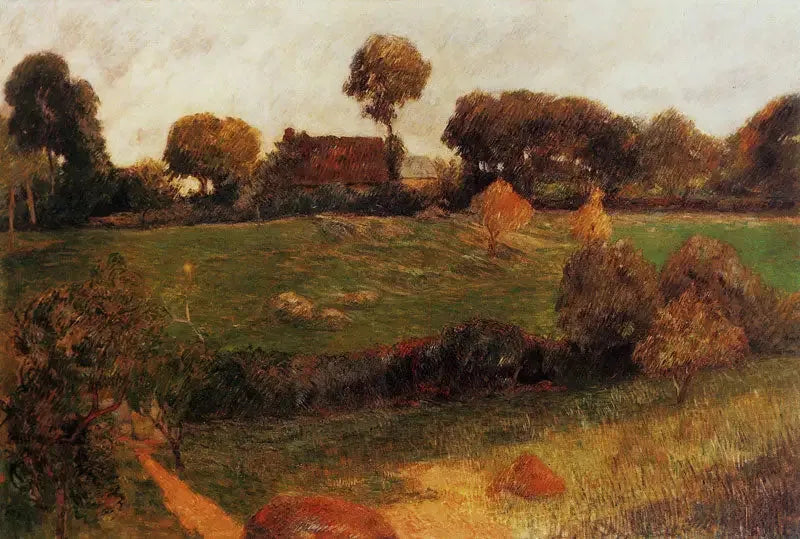 Bretagne'de Çiftlik II - Paul Gauguin