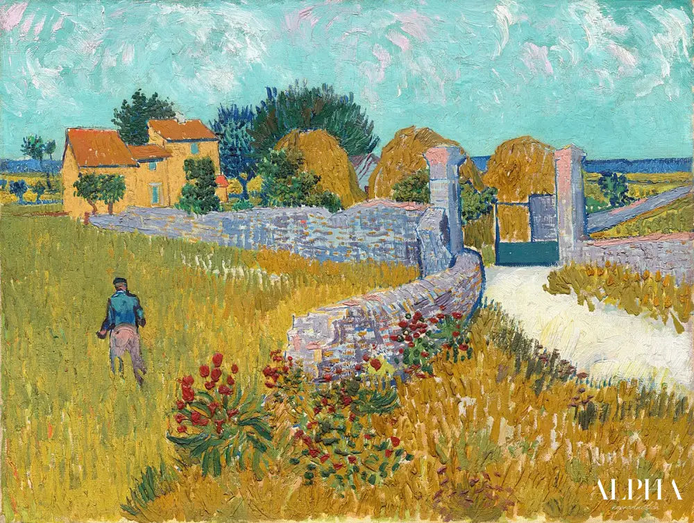 Ferme en Provence - Van Gogh - Reproductions de tableaux et peintures haut de gamme