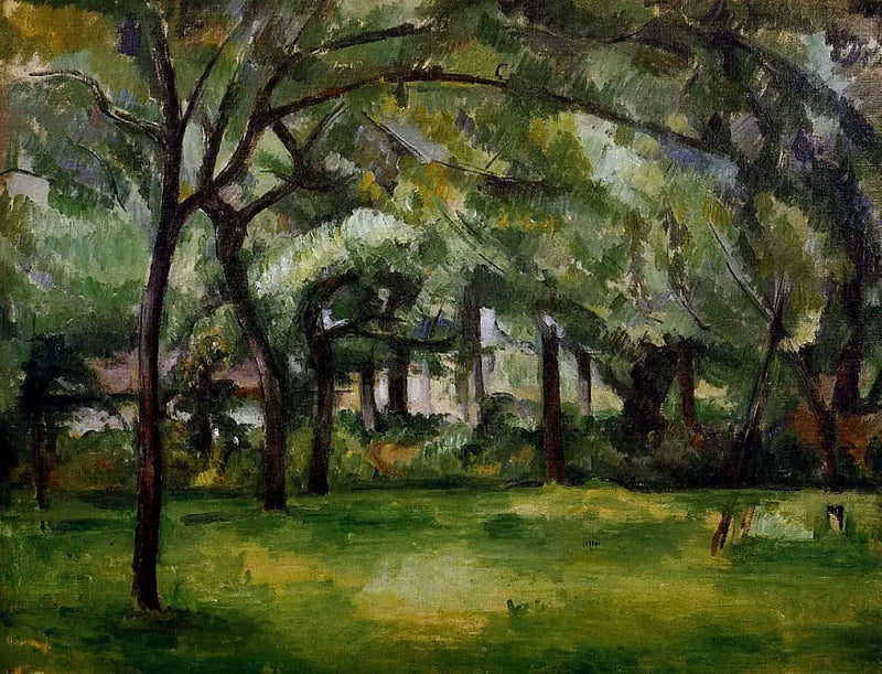 Normandiya çiftliği, yaz (Hattenville) - Paul Cézanne