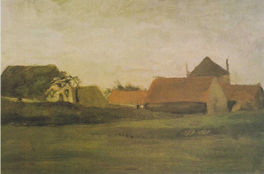 Lahey yakınlarındaki Loosduinen'de Akşamüstü - Vincent van Gogh
