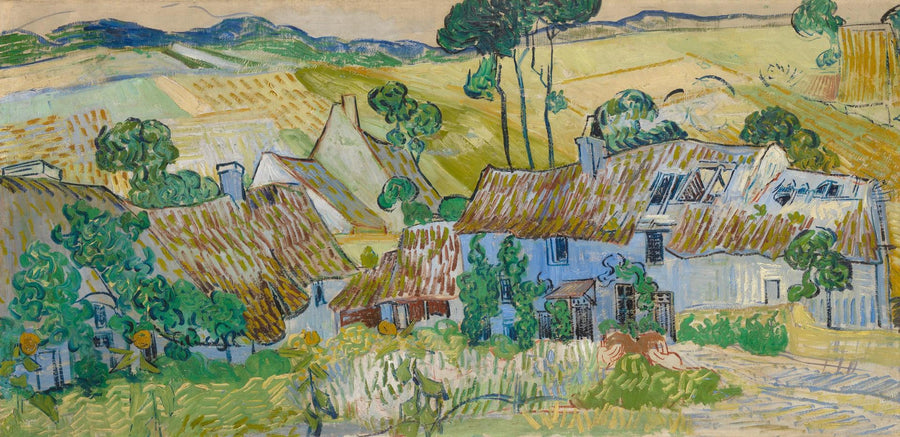 Bir Tepede Kulübeler - Vincent van Gogh