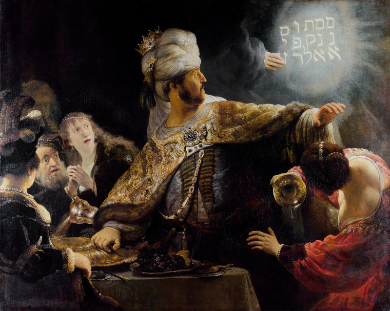 Belşazzar'ın Şöleni - Rembrandt