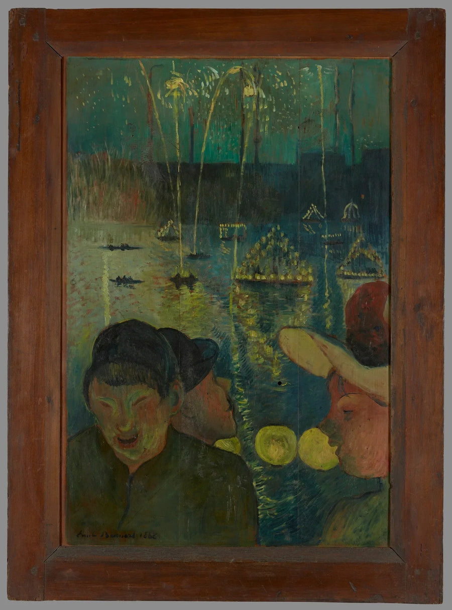 Festival nocturne - Émile Bernard