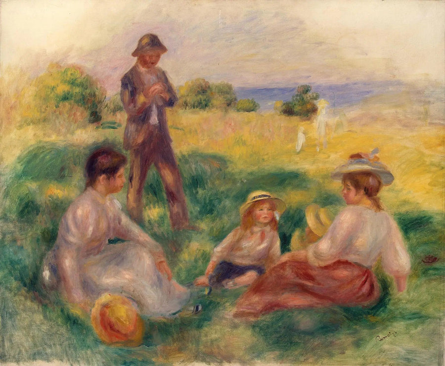 Berneval'de Kırsalda Şenlik - Pierre-Auguste Renoir
