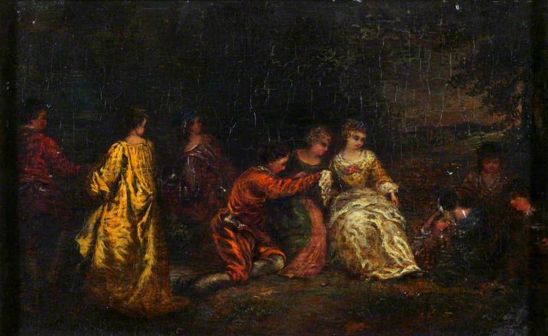 Şenlikli Kırsal Kutlama - Antoine Watteau