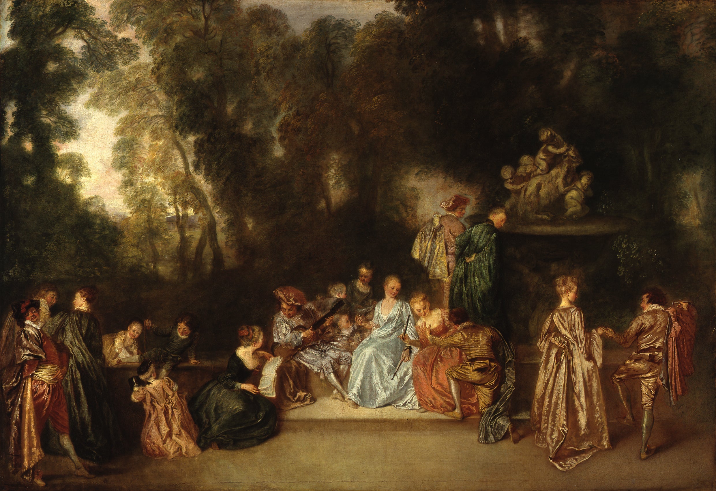 Açık Hava Kutlaması - Antoine Watteau