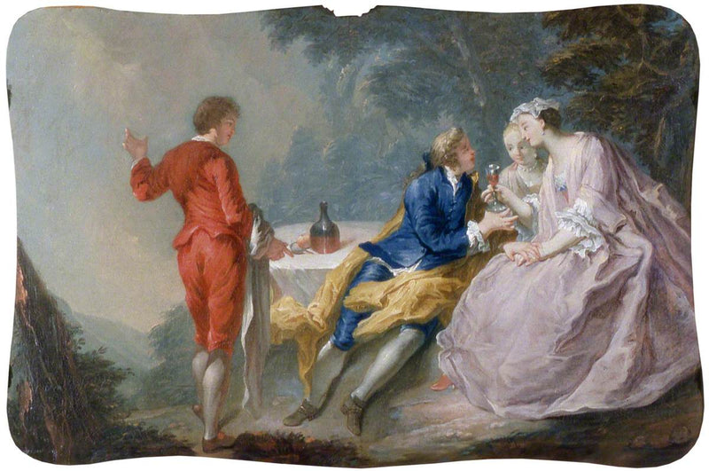Fête galante : sohbet parçası - Antoine Watteau
