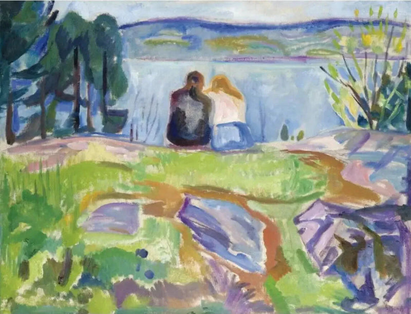 Tomurcuğa Dönüşen Yapraklar - Edvard Munch