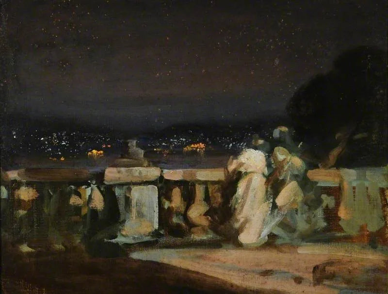 Saint-Cloud, Fransa'da Havai Fişekler - Charles Conder