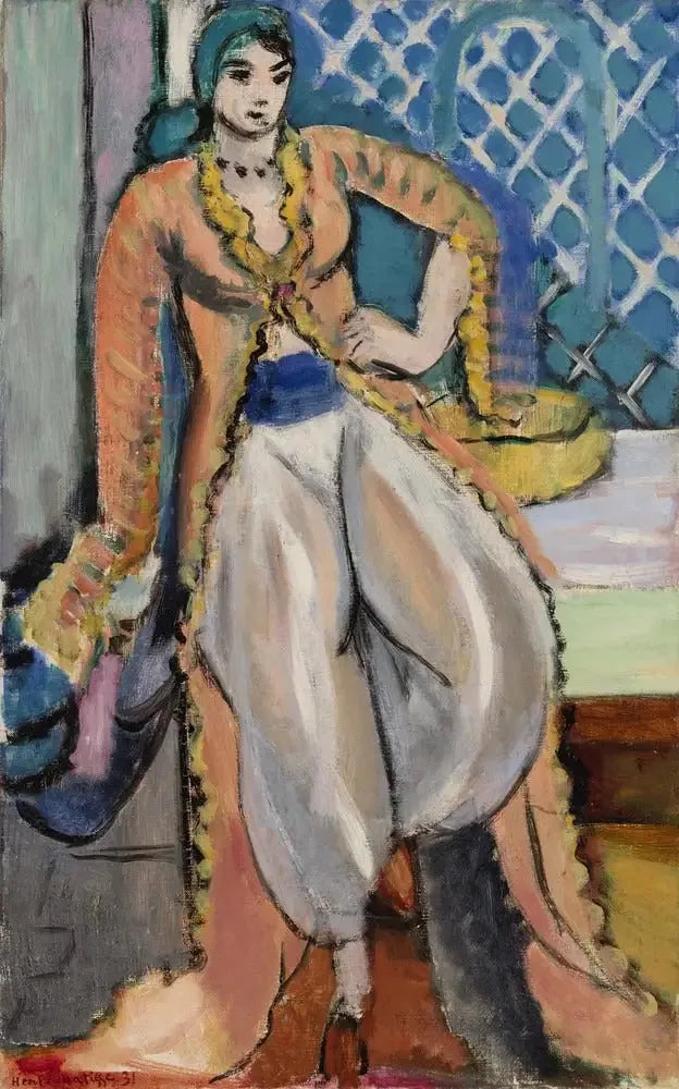 Persan Elbise ile Figür (Persan Elbise ile Figür) - Henri Matisse