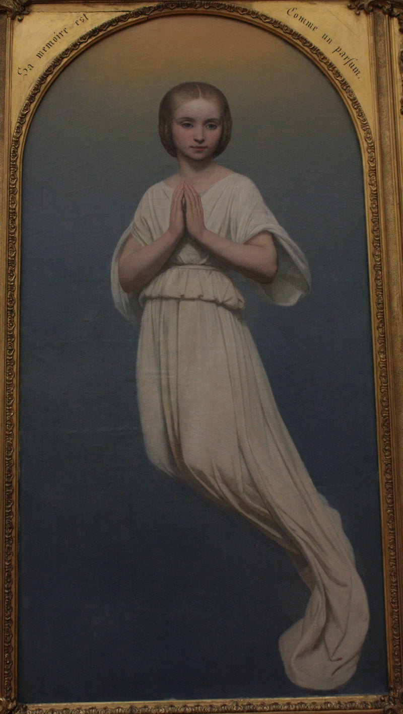 Mademoiselle de Montblanc'ın Ölümünden Sonra Melek Figürü - Ary Scheffer