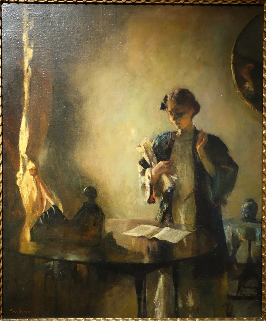 Bir Odada Figür - Frank Weston Benson