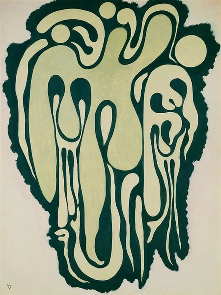 Yeşil Figür - Vassily Kandinsky