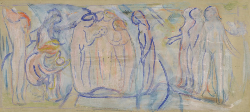 Çıplak Figürler - Edvard Munch